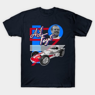 AJ Foyt ))(( Indy Car Racing Legend Tribute T-Shirt